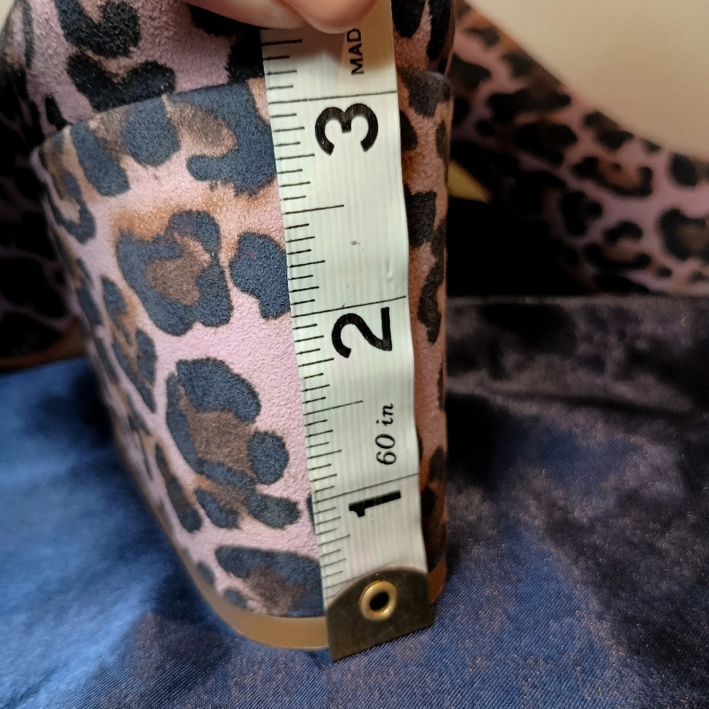 RAS Pink Leopard Print Pumps – EU 37 / US 6.5 Made in Spain | Leather Sole - Picture 7 of 14